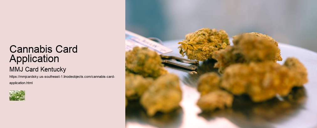 Cannabis Card Application